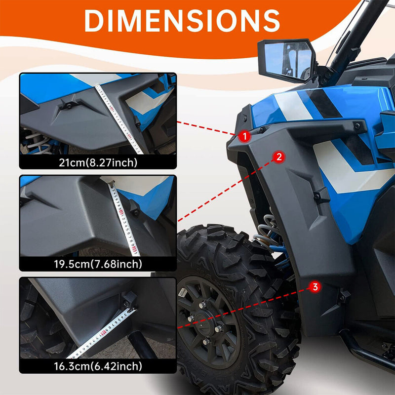 2881985 Front Fender Flares for Polaris RZR XP 4 S 1000 Turbo 900
