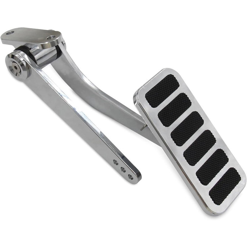 Universal Street Hot Rod Aluminum Gas Pedal & 24" SS Throttle Cable & Spring Kit