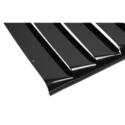 DURAFORCE Aluminum Rear Window Louvers for Ford Mustang 1969-1970 Cover Sun Shade Black