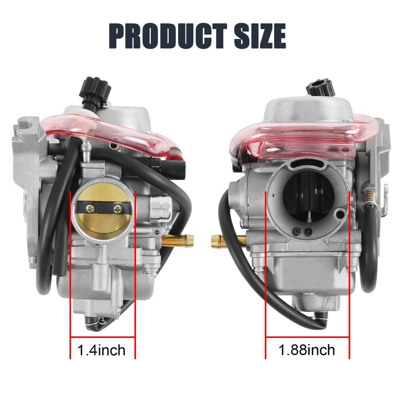 Carburetor for Suzuki Eiger 400 LTF400 2002-2007 with Manual Choke Assembly