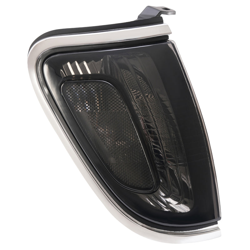 Smoke Lens Chrome Trim Corner Lights Lamps for Toyota Tacoma 2001-2004 Pair