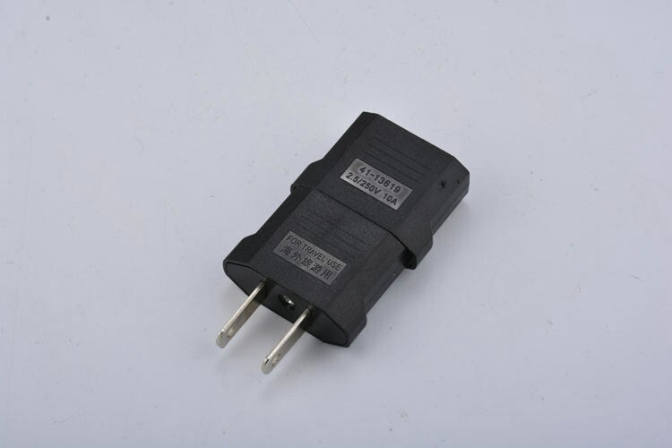 12 Pack EU Europe to US USA Power Jack Wall Plug Converter Travel Adapter