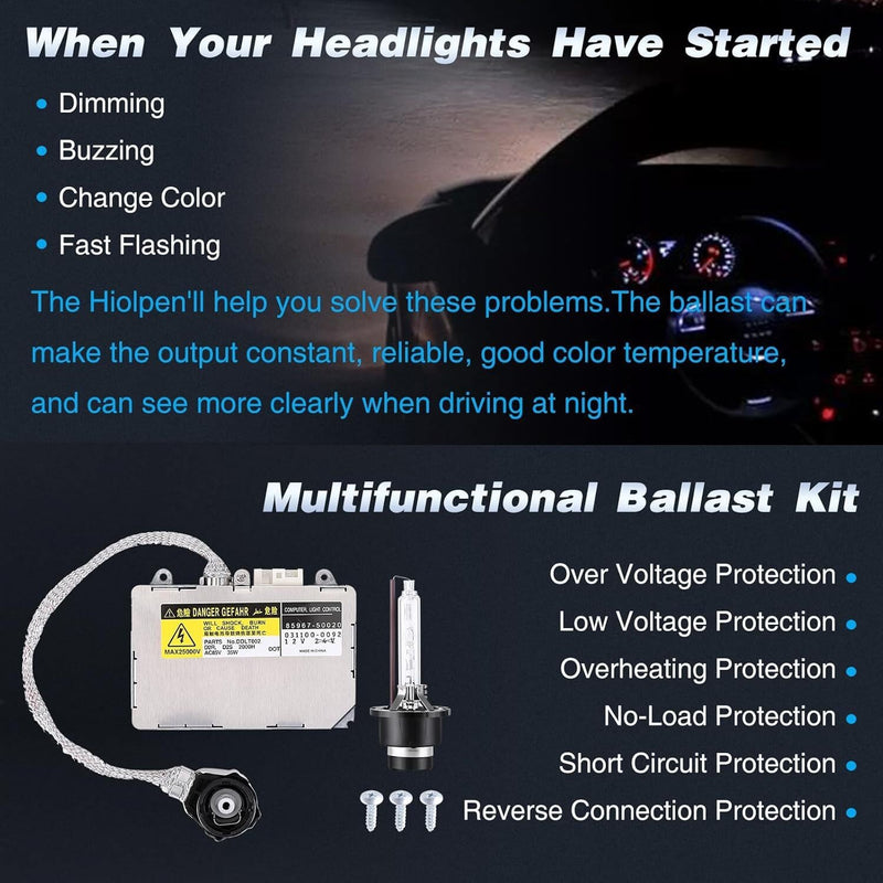2x 12V HID Xenon Ballast Headlight Control Module for Lexus RX350 ES300 ES330