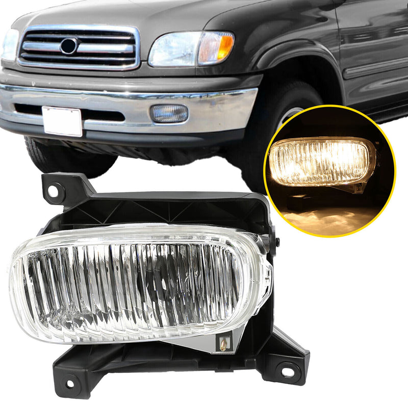 Front Left Driving Fog Lamp Clear With Bulb Set for Toyota Tundra 2000-2006