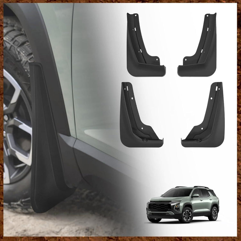 Car Splash Guards Mud Flaps Guards Accessories for Chevrolet Equinox 2025+ 4x