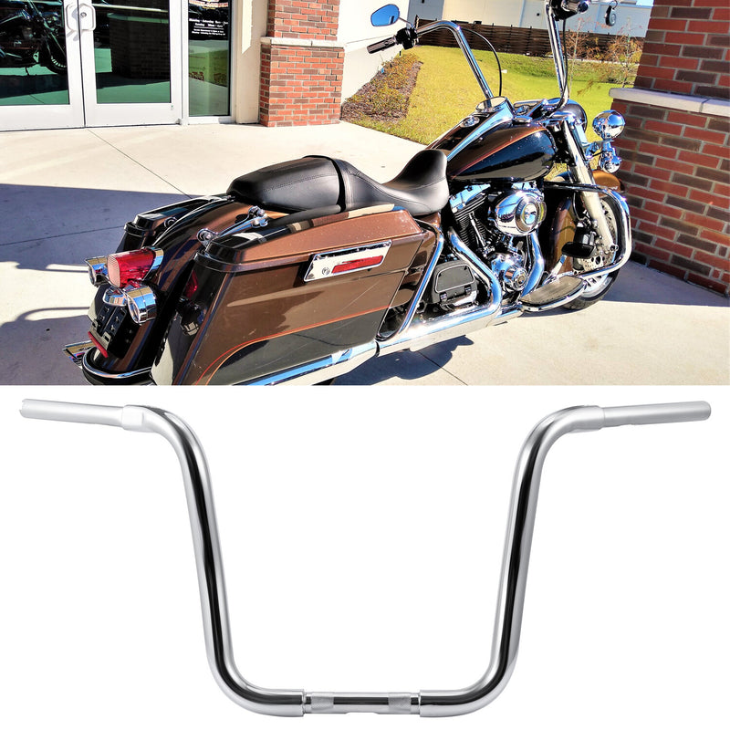 14 Inch Rise Ape Hanger Handlebar Fat 1-1/4 Inch for Harley Sportster Softail Ro