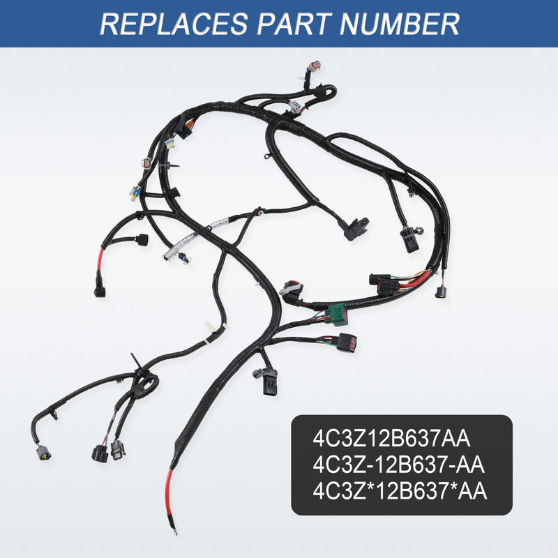 4C3Z12B637AA Engines Wiring Harness for Ford 6.0L Super Duty 9-23-03 & After
