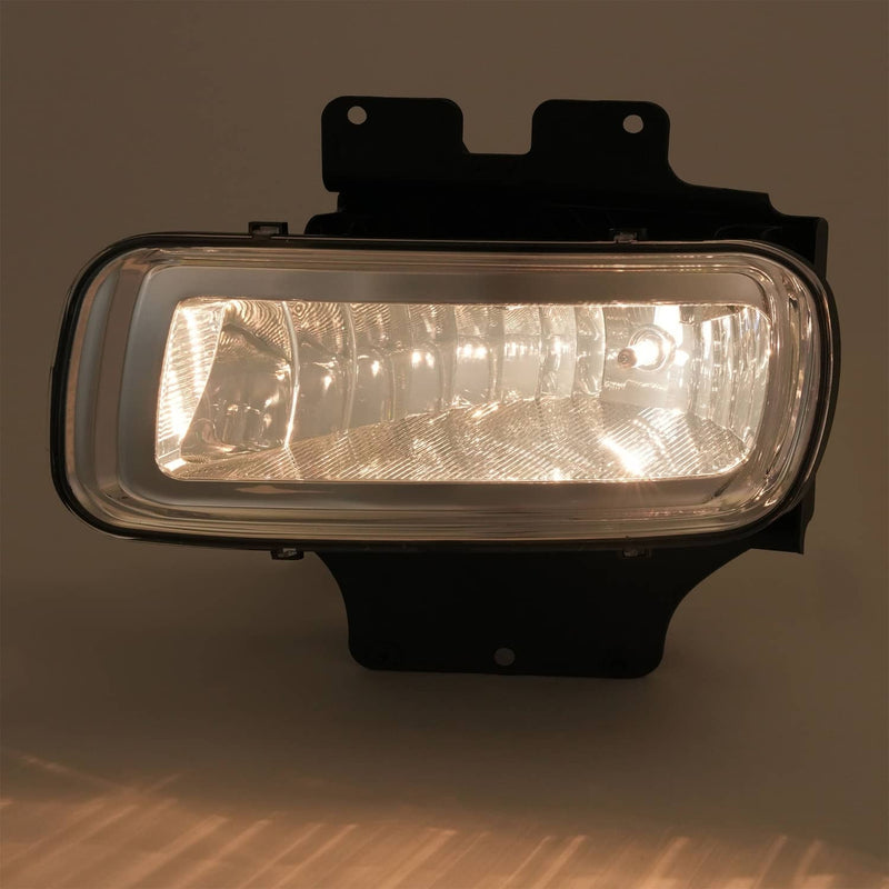 DURAFORCE Left Clear Lens Fog Light for Ford F150 LH 2004-2006 To 8-8-05 Bracket Bulb