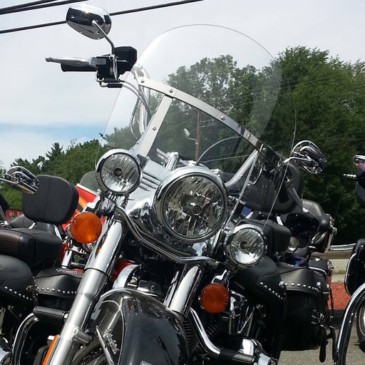 DURAFORCE Front Windshield with Bracket for Harley Touring Road King 1994-2024 Detachable