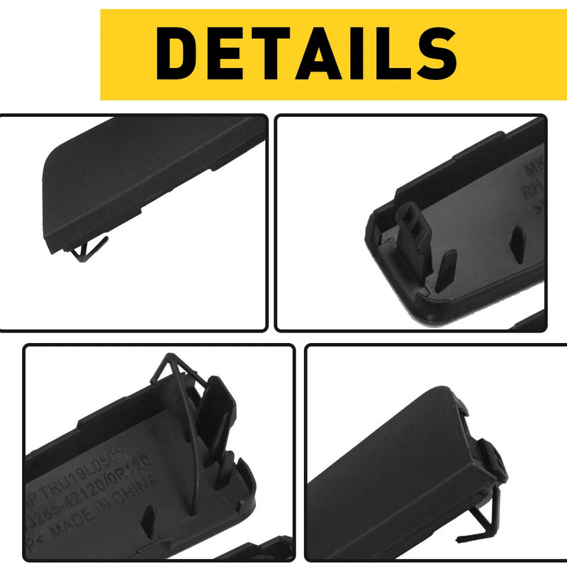 DURAFORCE For 2019 2020 2021 2022 2023 Toyota RAV4 2X Front Bumper Tow Hook Eye Cover Cap