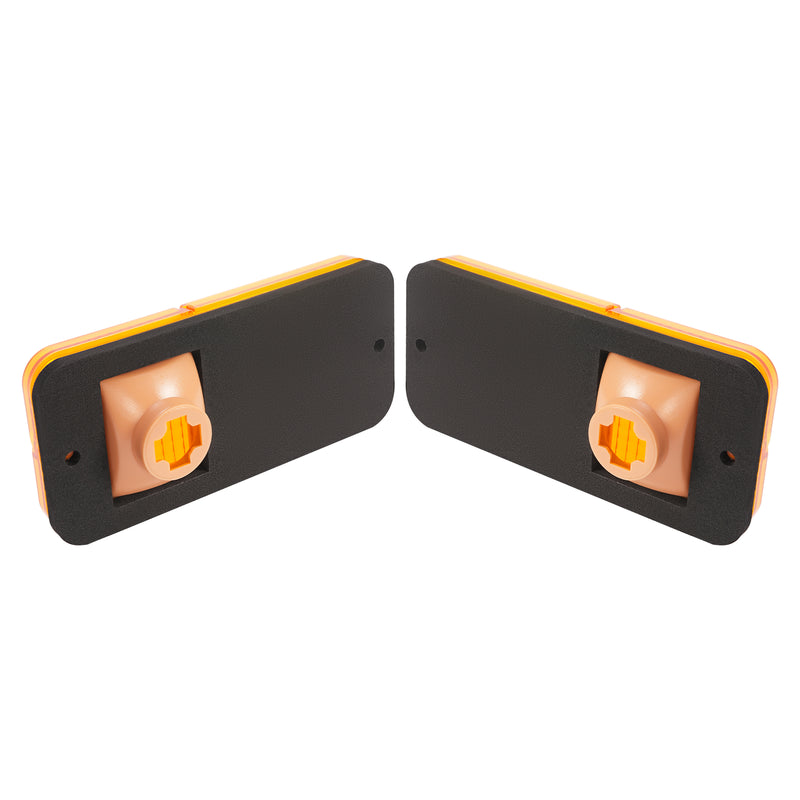 Front Amber Side Marker Lights for Chevrolet GMC C/K Pickup Trucks 1968-1972 Set