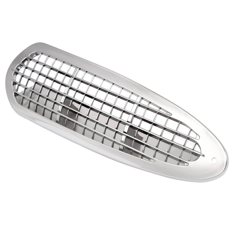 Chrome Hood Side Grille Air Intake Vent Cover ABS for Freightliner M2 2002-2018