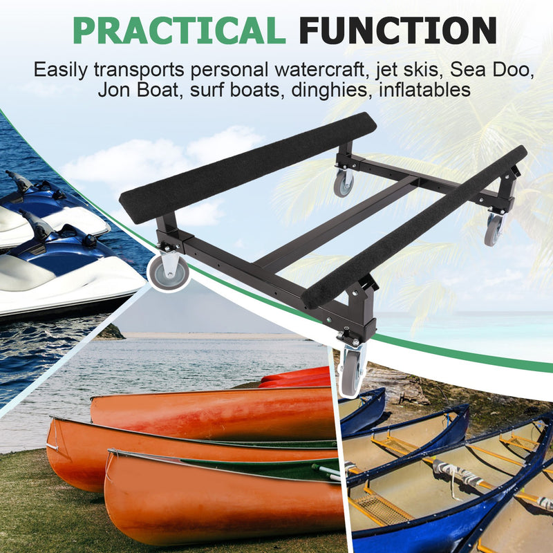 Watercraft Dolly 1400lbs for Kawasaki Sea-Doo Jet Ski Stand Storage Cart PWC