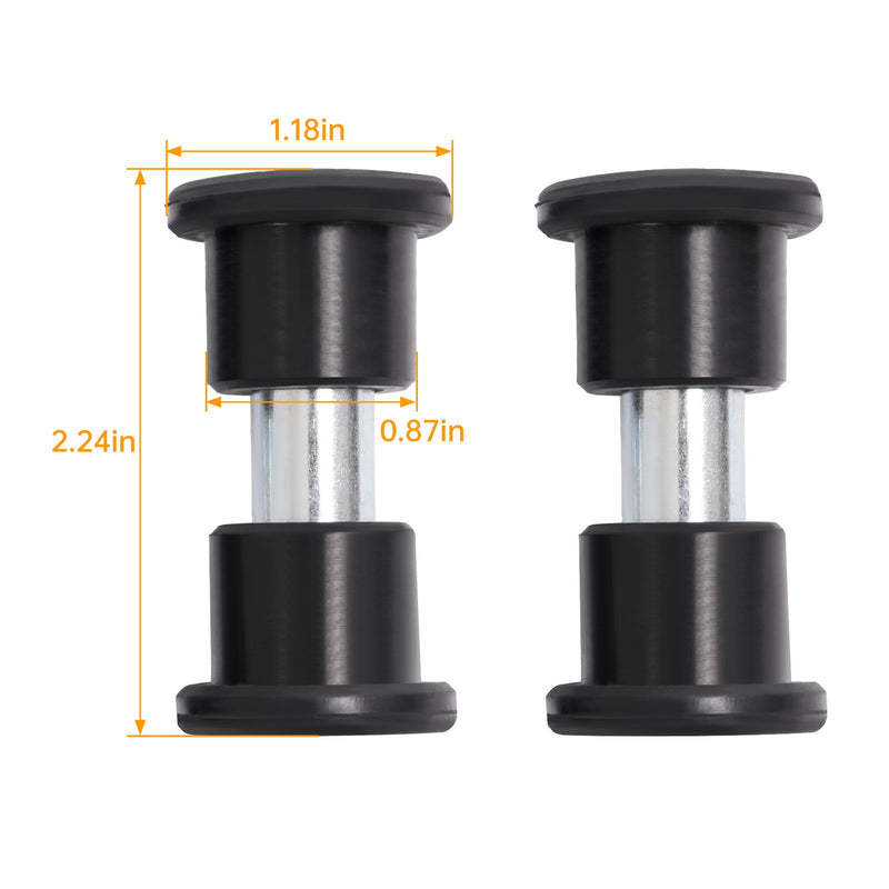 G&E Golf Cart Rear Leaf Spring Sleeves Bushings for Club Car Precedent 2004-Up