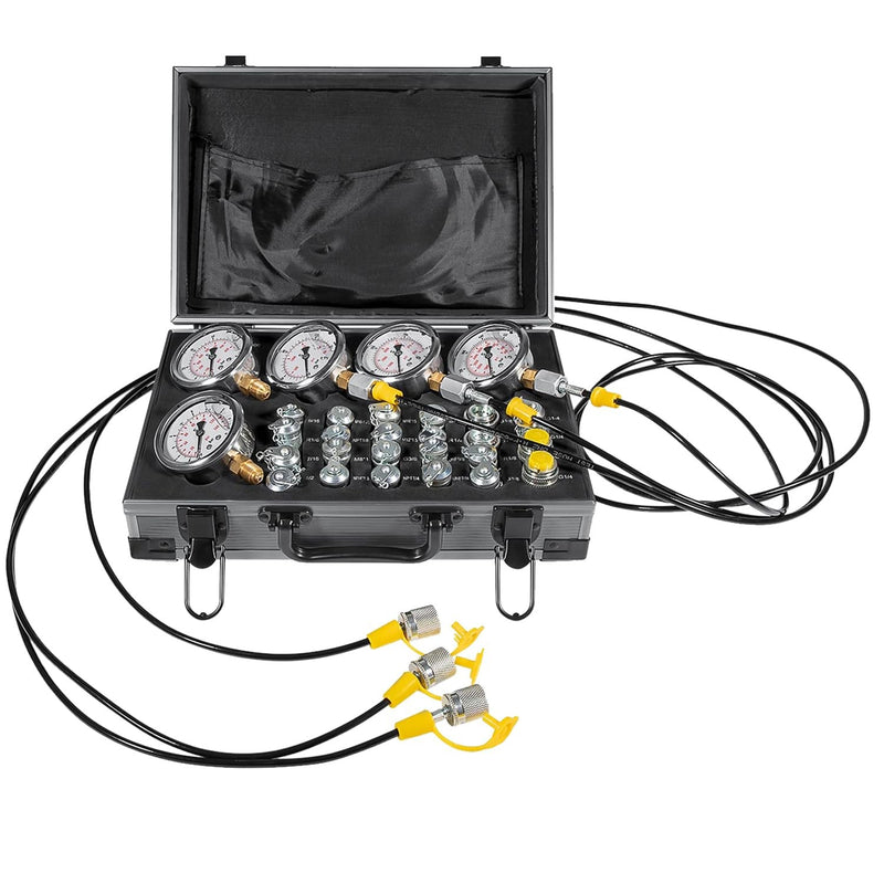 60P Hydraulic Pressure Test Kit for Caterpillar Case John Deere Bobcat Komatsu
