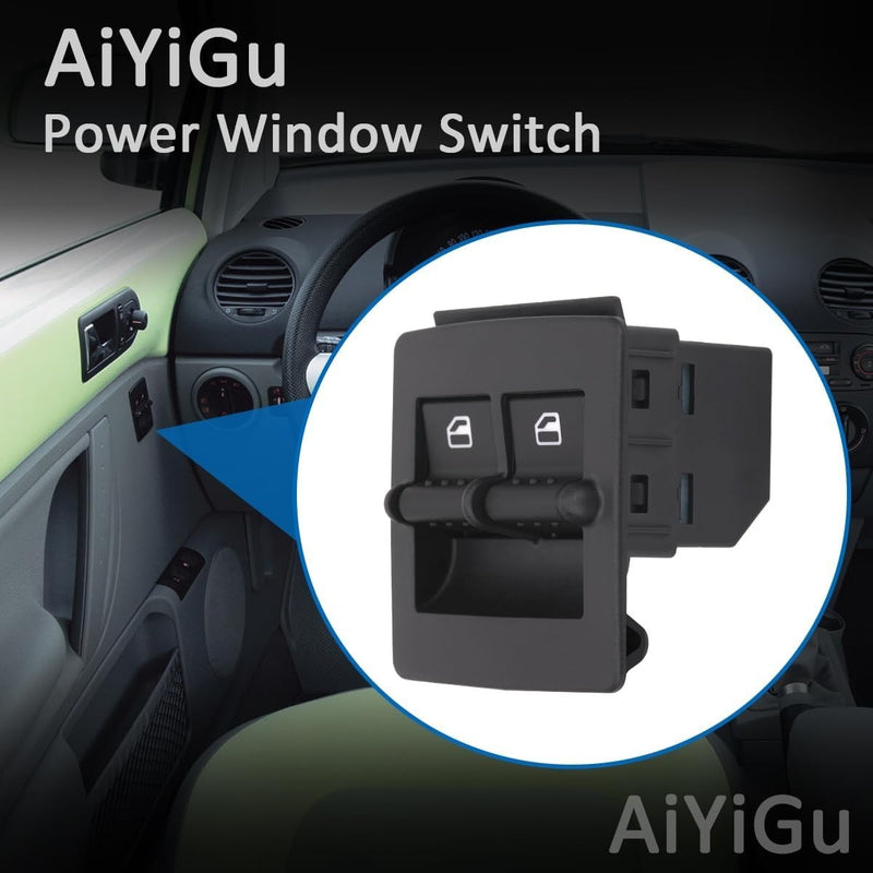 For VW New Beetle 1998 2010 Power Window Master Switch Driver Passenger Pair Set