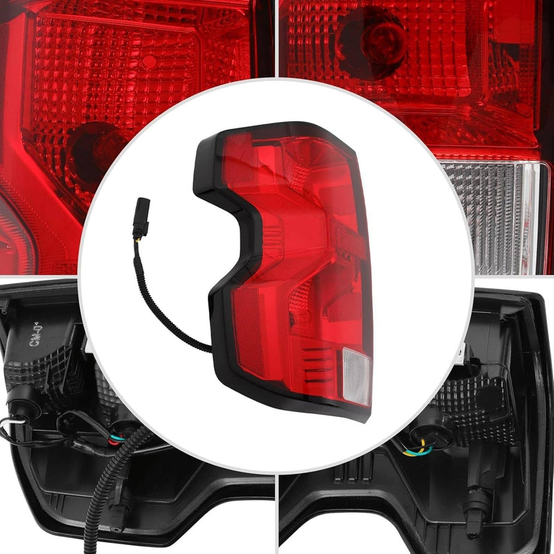 Driver Side Tail Light Halogen with Bulb for Chevrolet Colorado 2023-2024