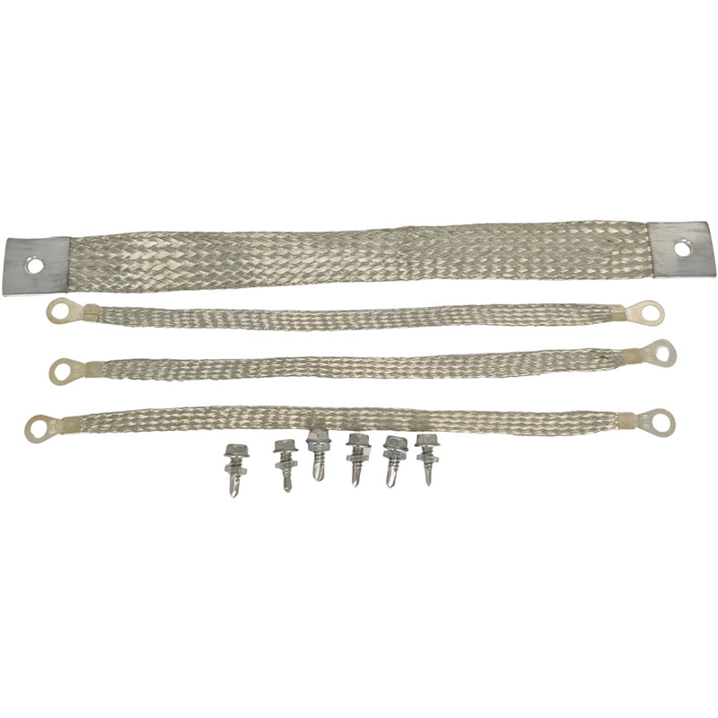 40140 Engine Ground Strap Kit for Most Car Self-Tapping Screw Braided