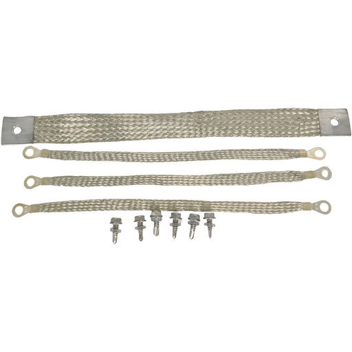 DURAFORCE 40140 Engine Ground Strap Kit for Most Car Self-Tapping Screw Braided