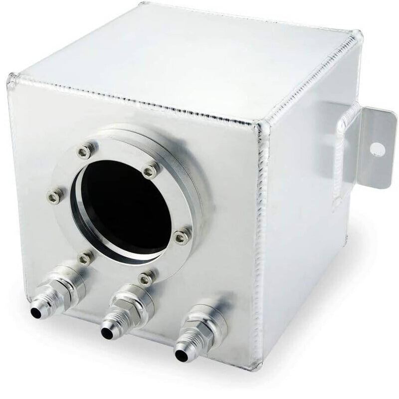 2L High Flow Swirl Fuel Surge Tank AN6 Aluminum with 044 External Pump