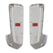 DURAFORCE Chrome Replacement Mirror Cap Covers for Chevy Silverado 1500 2019-2024 Pickup