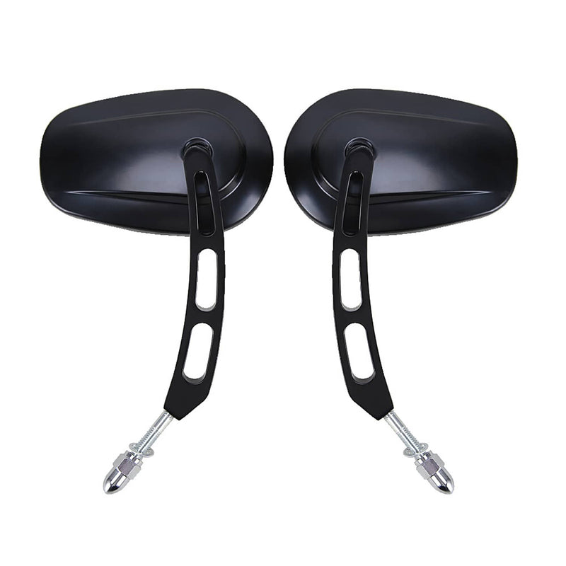 8mm Rear View Side Mirrors for Harley Sportster Touring Road King Street Glide
