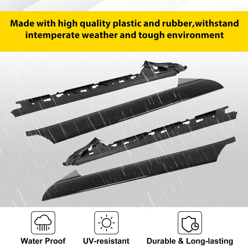 Windshield A-Pillar Molding Trim Pair for Ford Explorer 2011-2019 Left Right