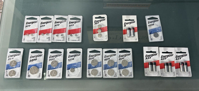 Battery Lot for Energizer 377 357 N 1632 A23 2032 1216 2025 2450 2016