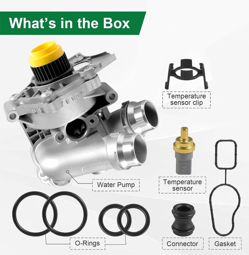 06H121026 Water Pump & Thermostat for Audi A3 A4 A5 VW CC Tiguan GTI 2.0T