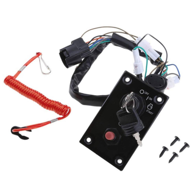 DURAFORCE 37100-96J24 Ignition Key Switch Panel for Suzuki Outboard Single Engine