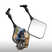 DURAFORCE 10mm Rearview Mirrors for Suzuki DRZ400 DR650 DR650S DR 650 500 400 370 350 250