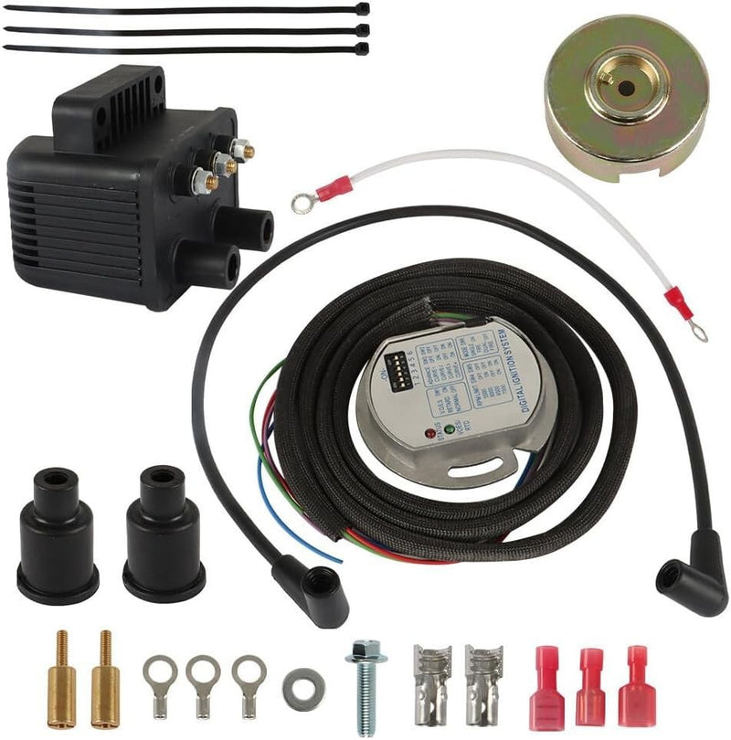 Single Fire Programmable Ignition Kit for Harley-Davidson Big Twin Evo