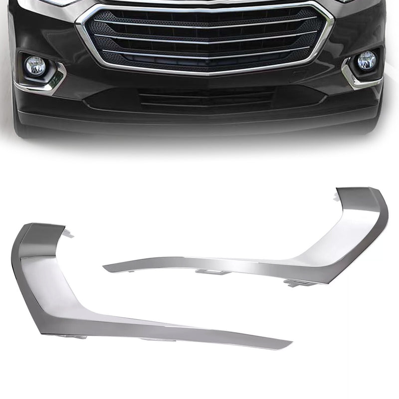 Fog Light Trim Cover for Chevy Traverse 2018-2021 Passenger And Driver