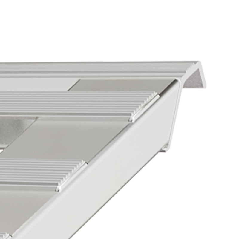 8500Lbs 72" x 15" Aluminum Hook Ramps Pair Car Trailer Truck Hook End