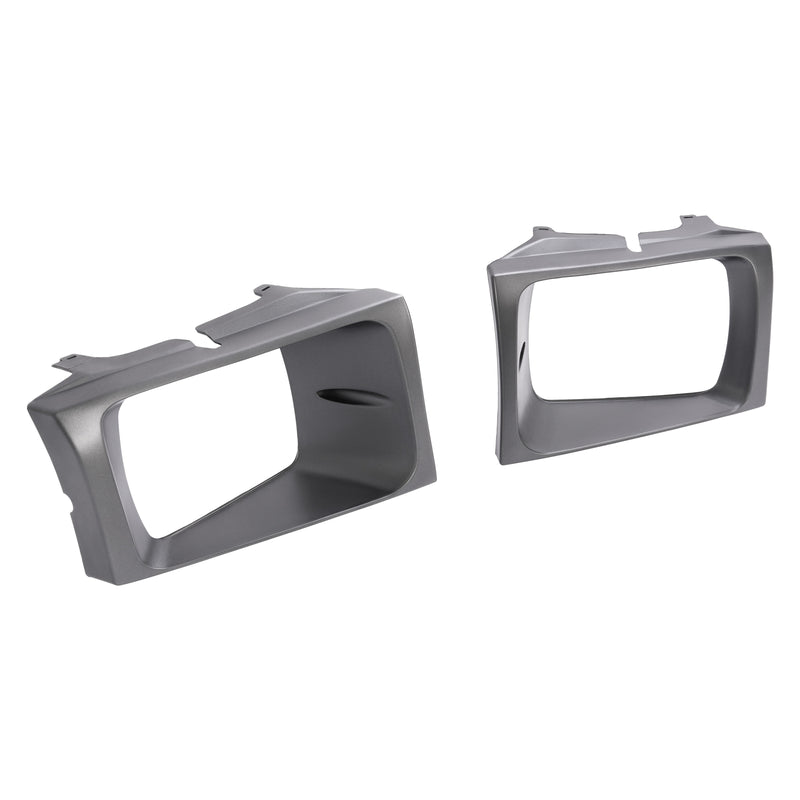 Headlight Door Set Bezel for Ford Super Duty F250 F350 F450 F550 1999-2004 2PCS