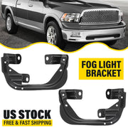DURAFORCE Fog Light Lamp Bracket Steel for Dodge Ram 1500 2500 3500 Truck Pickup Pair
