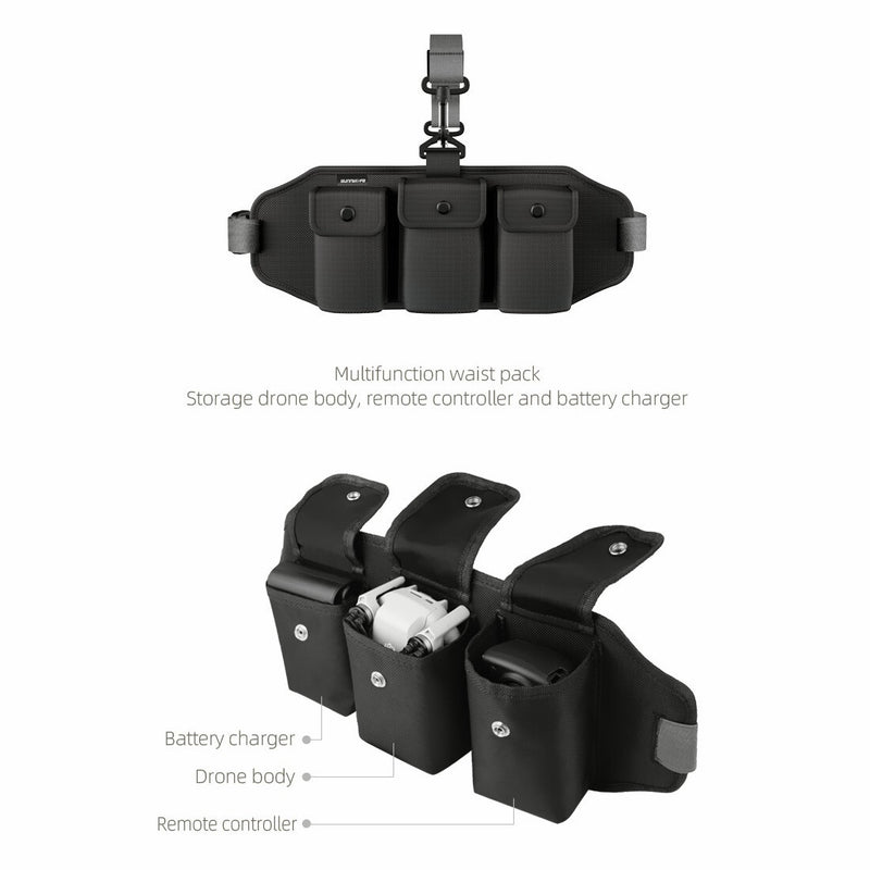 Travel Storage Bag Belt Waist Pack Carrying Case for DJI Mavic Mini Mini SE