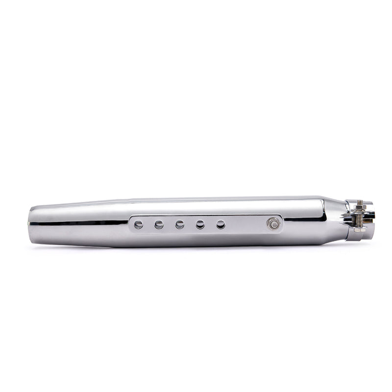 Universal Motorcycle Exhaust Pipe Muffler for Cafe Racer Bobber Chopper 2Pcs