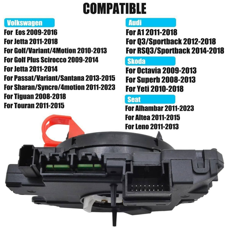 5K0953569AL Clock Spring for Volkswagen VW Golf Jetta Passat Tiguan Original