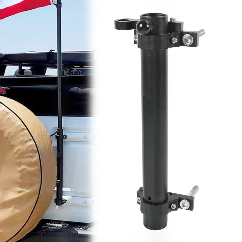 Multi-Function Antenna Mount, Tailgate Flagpole Holder for Jeep Wrangler JK JL