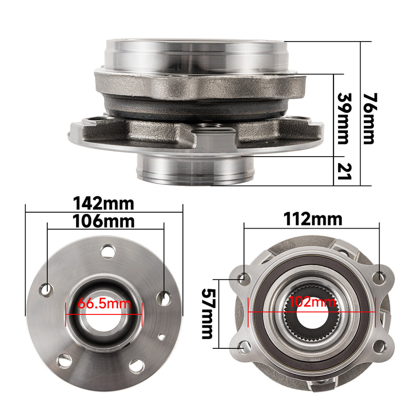 513301 Front Rear Wheel Hub Bearing for Audi A4 A5 A6 A7 A8 Q5 S4 S5 S6 S7