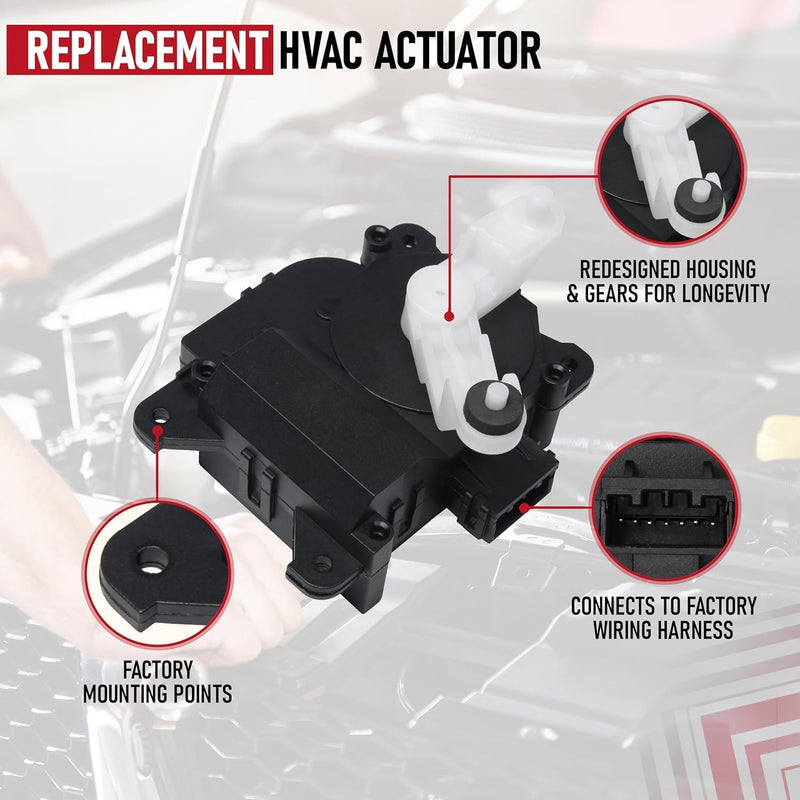 604-885 HVAC Heater Blend Door Actuator for Honda 06-14 Ridgeline 05-10 Odyssey