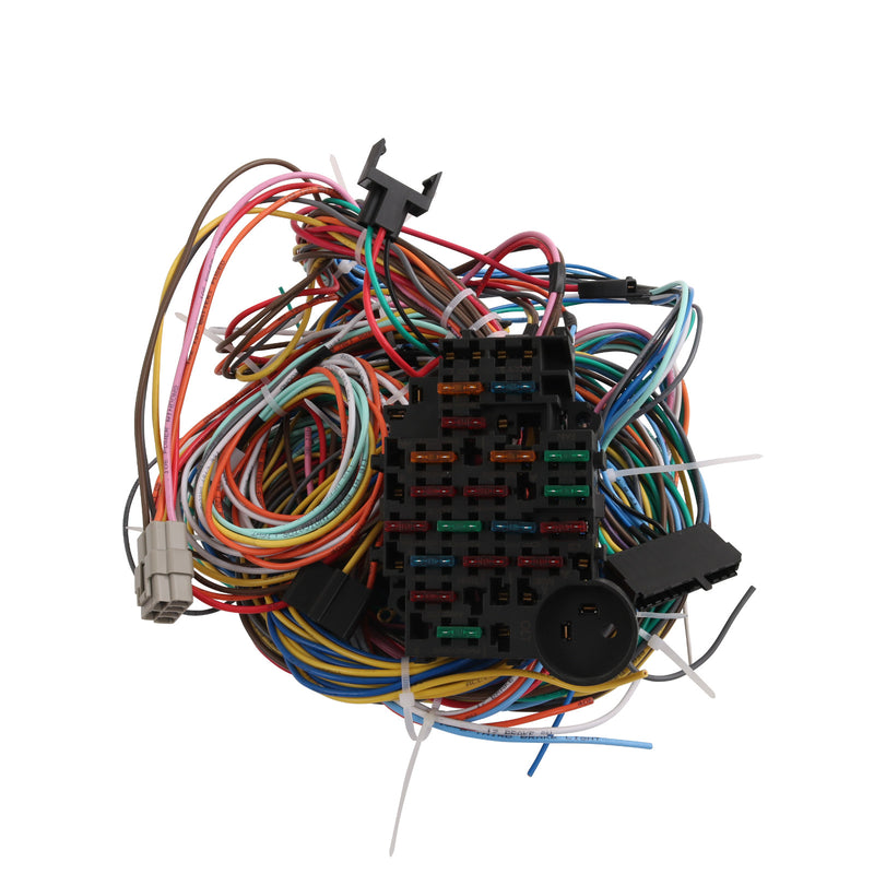 Universal 22 Circuit Wiring Harness Street Hot Rod Custom Wire Kit XL Wires