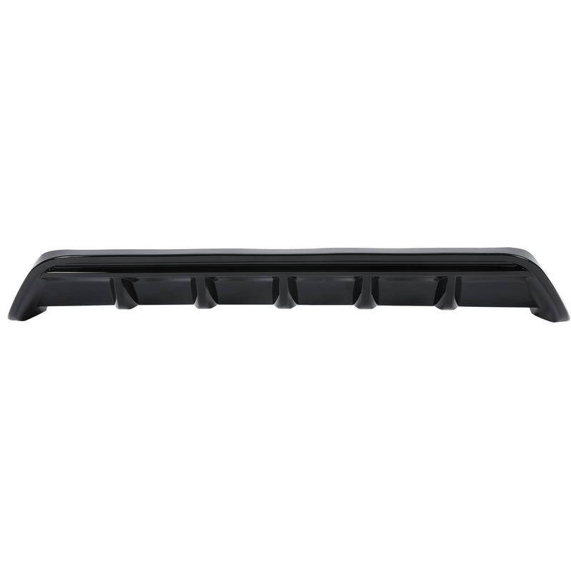 DURAFORCE Shark Fin Rear Bumper Diffuser Glossy Black for Toyota Camry SE XSE 2018-2023