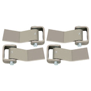 DURAFORCE 4 Strap Style Long Leaf Steel Weld On Dump Trailer Door Hinge Greaseable Cargo