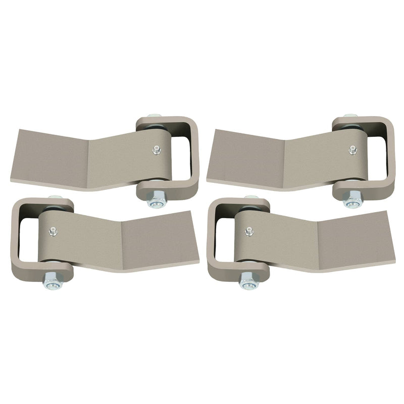 DURAFORCE 4 Strap Style Long Leaf Steel Weld On Dump Trailer Door Hinge Greaseable Cargo