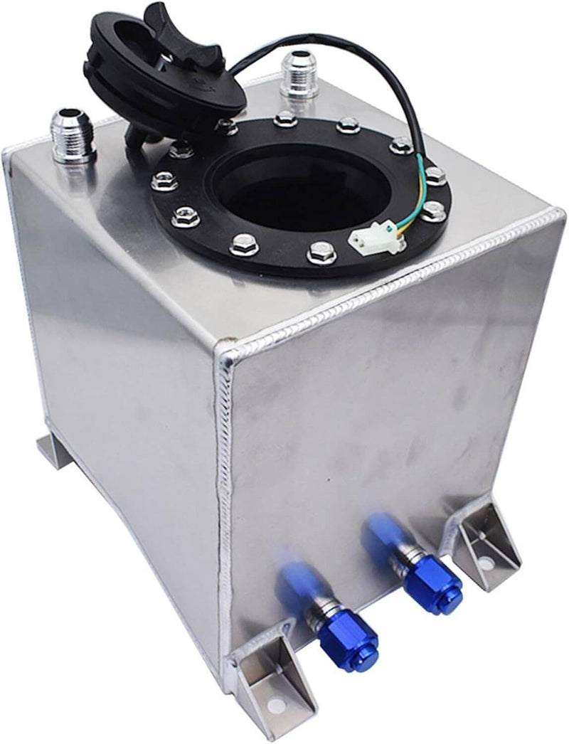 2.5 Gallon Aluminum Racing Drift Fuel Cell Gas Tank Level Sender Universal