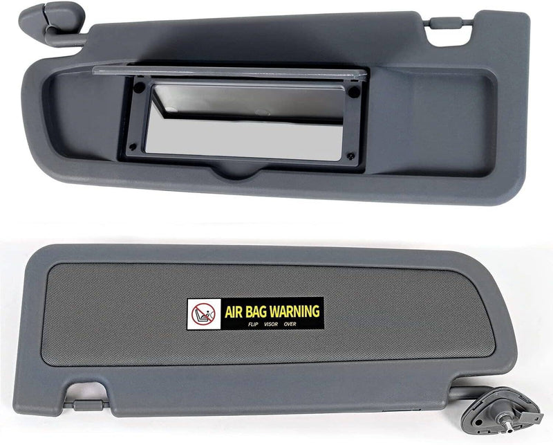 Sun Visor Pair Dark Gray for Honda Civic 2006-2011 Left Right Set