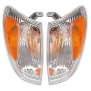 DURAFORCE Corner Signal Marker Lights for Land Cruiser 2005-2007 Chrome Amber L+R Set