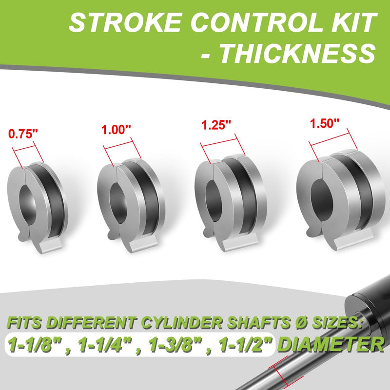 Hydraulic Stroke Control Kit With Blocks 1-1/8 1-1/4 1-3/8 1-1/2